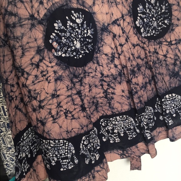 Long boho skirt - Picture 4 of 4